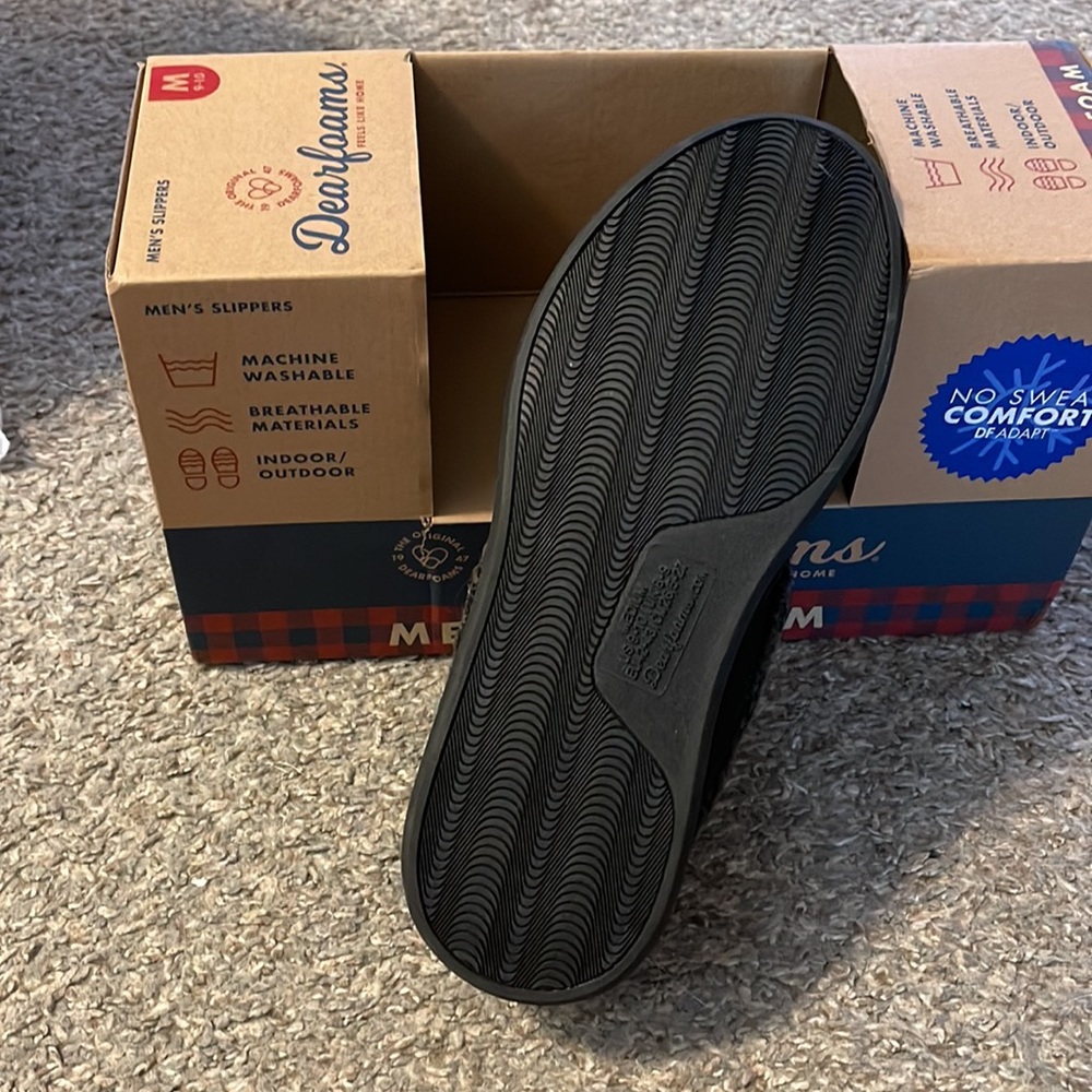Dear foams men’s memory foam slippers - Picture 3 of 5